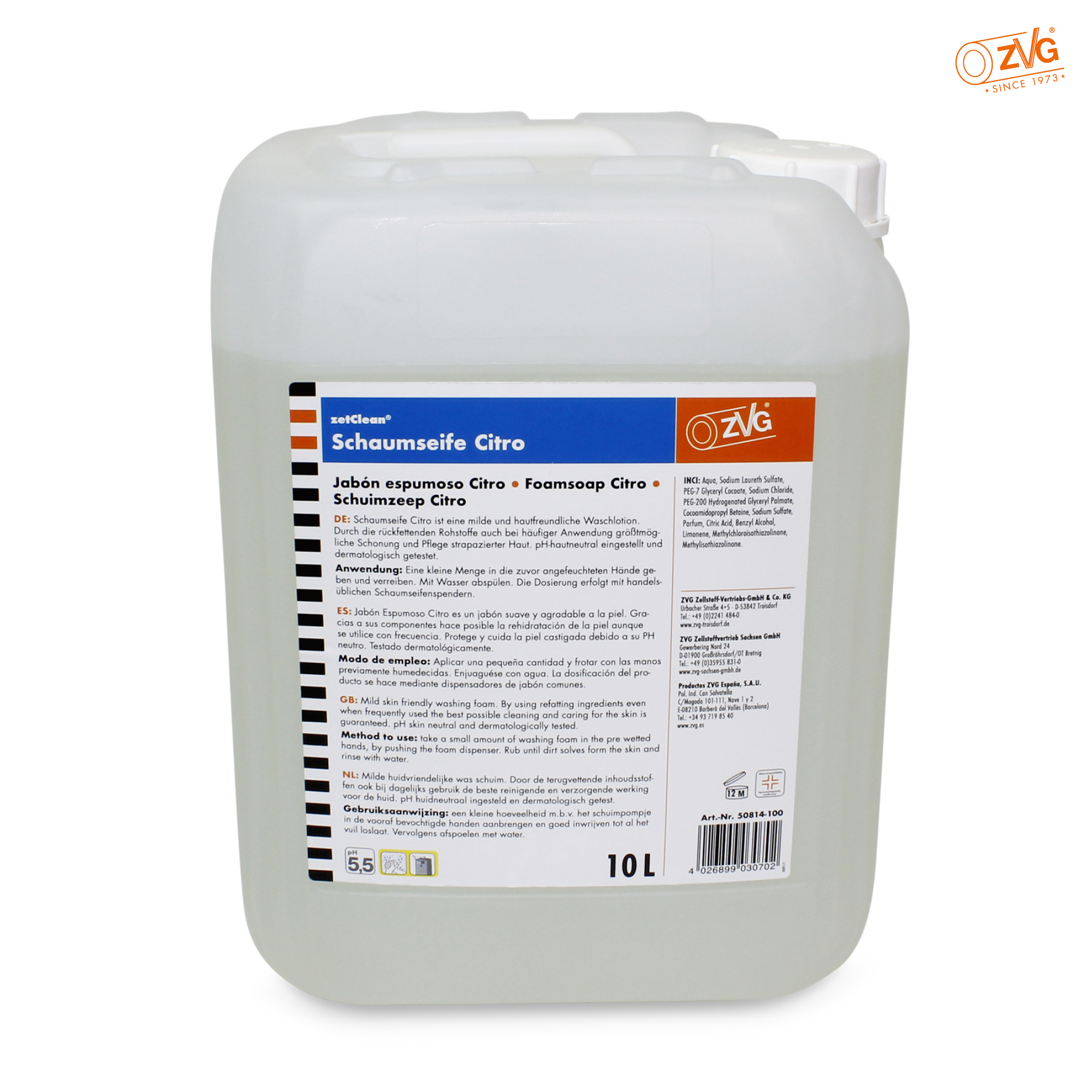 Schaumseife citro 10l