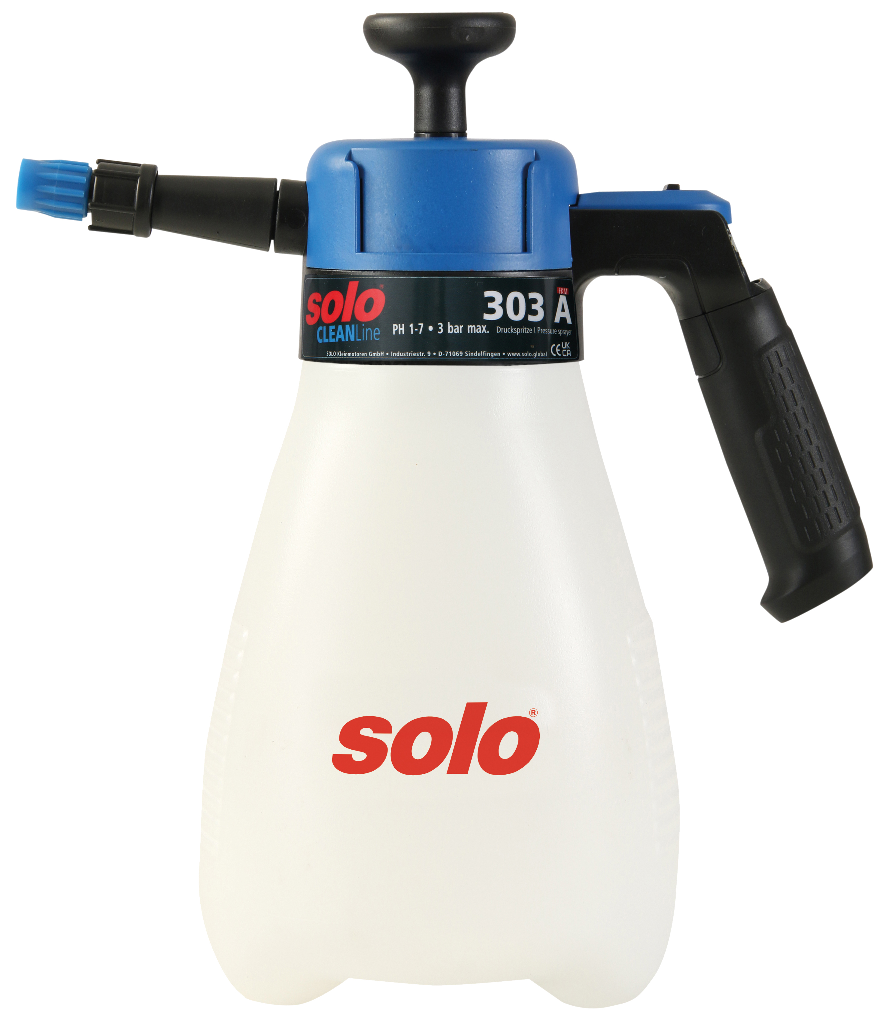Solo Hand-Druckspritze 303 A Cleaner, 1,25 L Füllmenge Solo Hand-Druckspritze 303 A Cleaner, 1,25 L Füllmenge