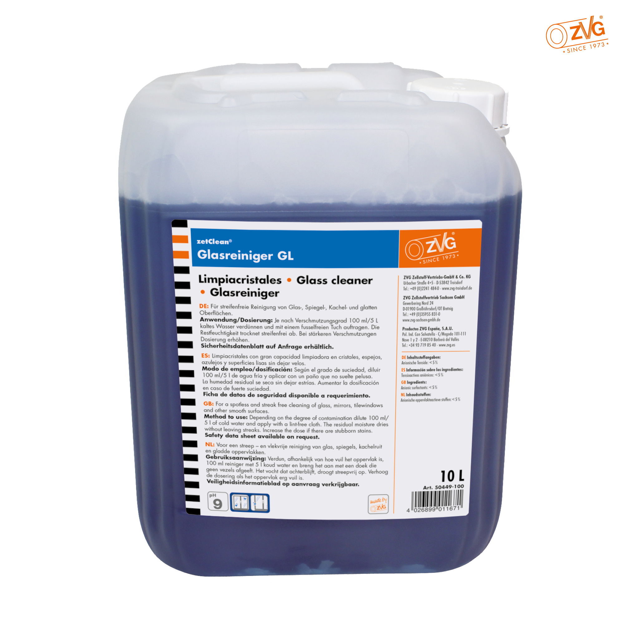 Glasreinger 10 Liter Glasreinger 10 Liter