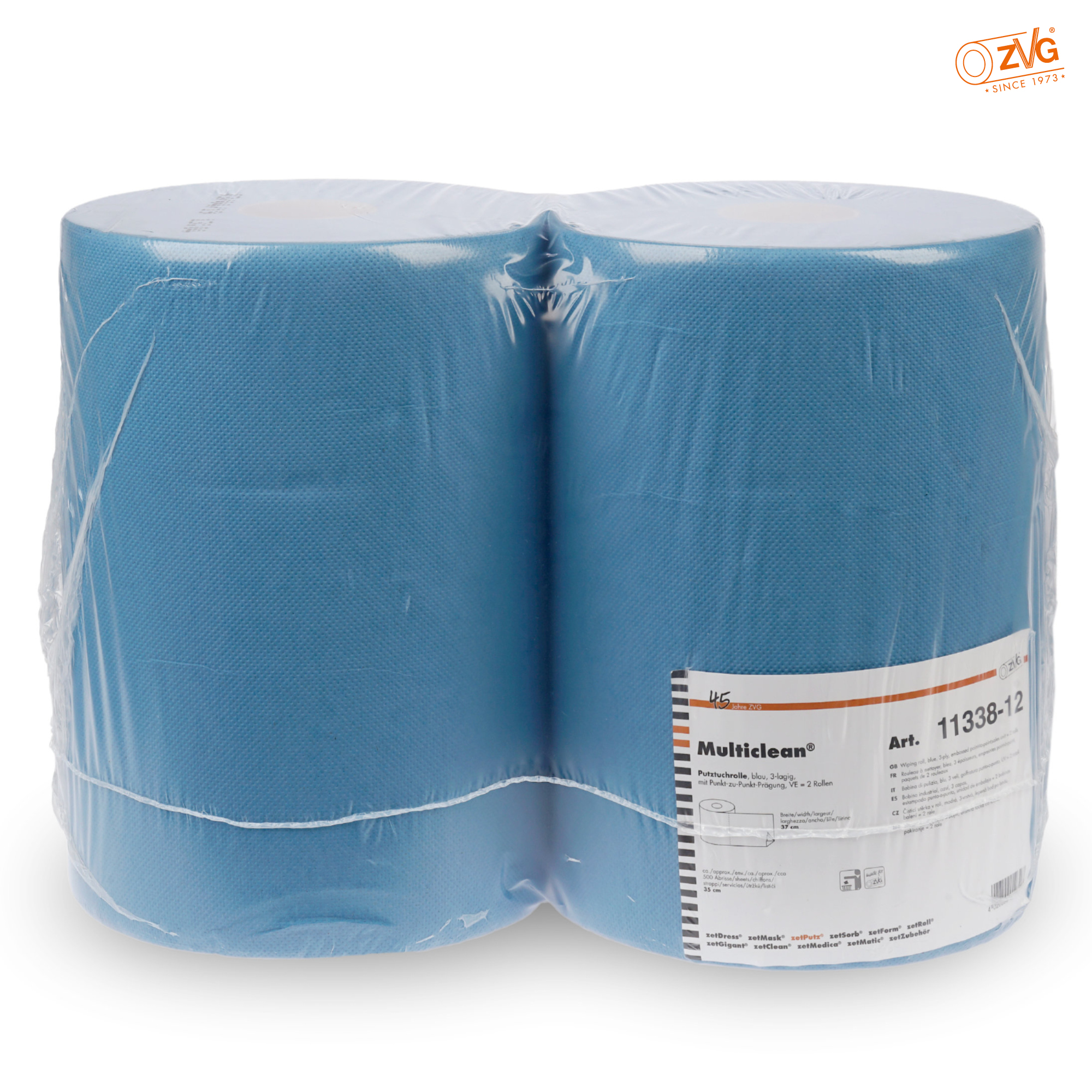 Putztuchrolle Multiclean® Plus, 3-lagig ( VPE 2, 37x35 cm )