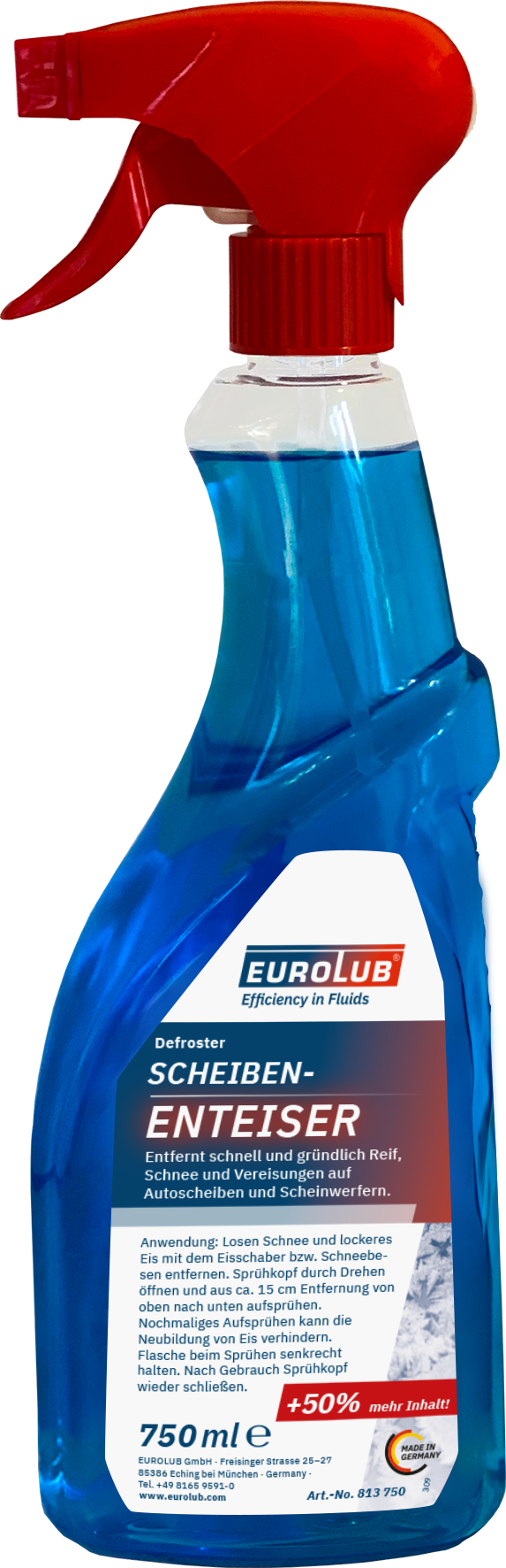 EuroLub Scheibenfrostschutz Scheibenenteiser 750 ml EuroLub Scheibenfrostschutz Scheibenenteiser 750 ml