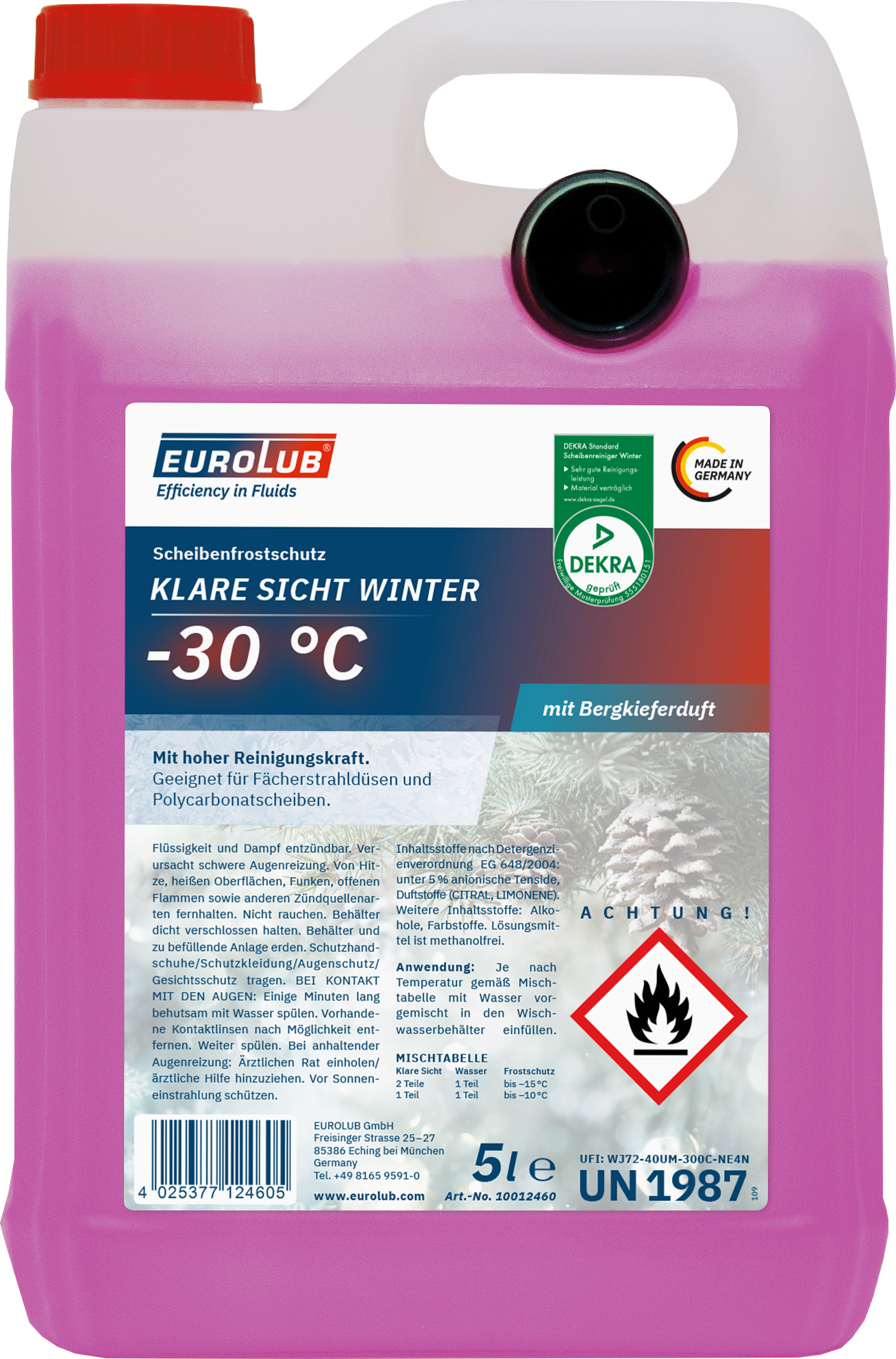 EuroLub Scheibenfrostschutz Bergkiefer -30°C