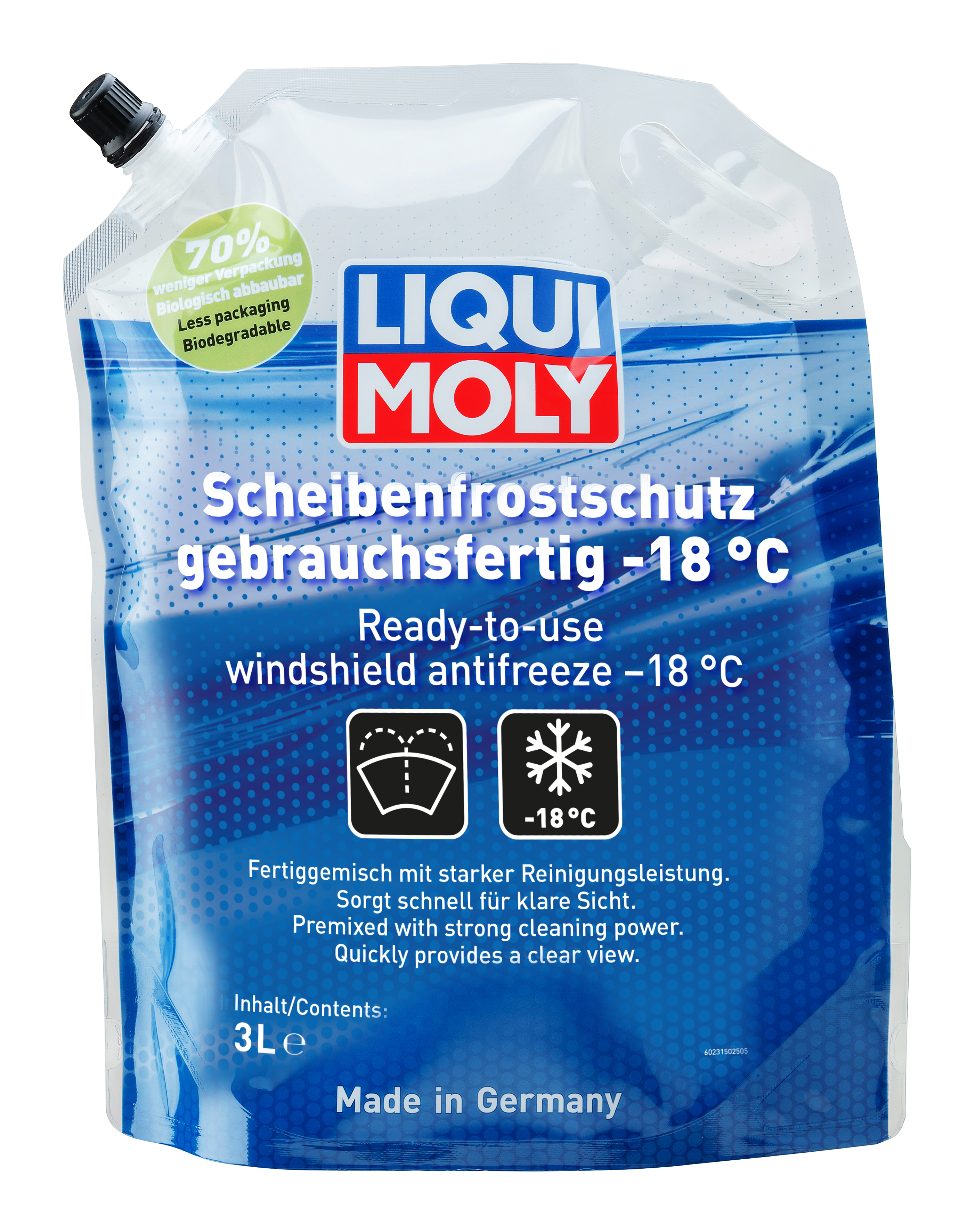 Liqui Moly Schei­ben­frost­schutz gebrauchs­fertig -18 °C 3L