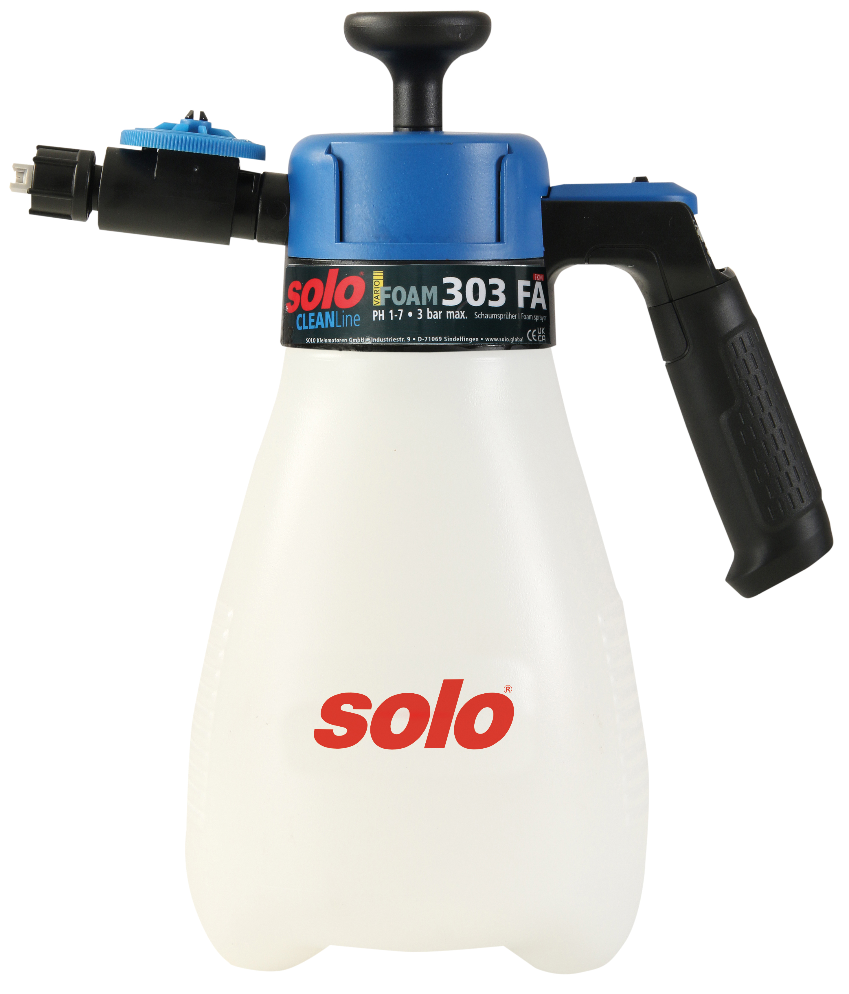Solo Hand-Druckspritze 303 FA Industrie, 1,25 L Füllmenge