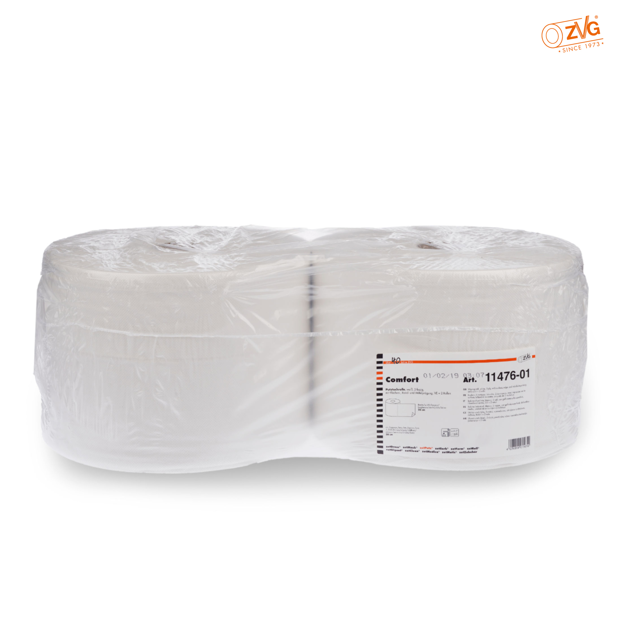 Putztuchrolle Comfort, 2-lagig ( VPE 2, 26x36 cm )